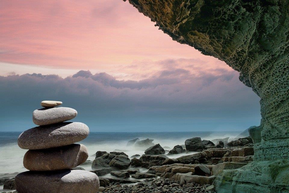 Feng Shui, Stones, Coast, Spirituality, Meditation, Zen