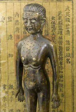 Image result for acupuncture oldest statue brass man original oldest