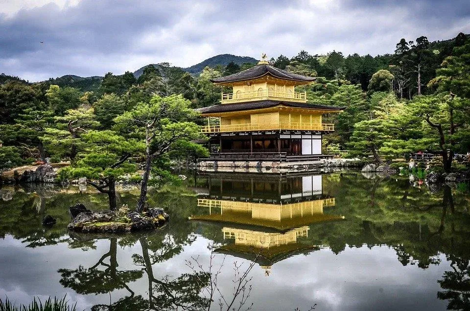 Japanese Garden, Temple, Pagoda, Tranquil, Pond
